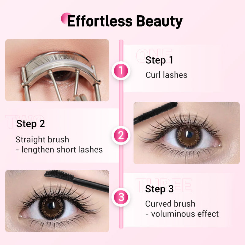 💕50% Off 💕Dual-Ended Waterproof Lengthening and Curling Mascara
