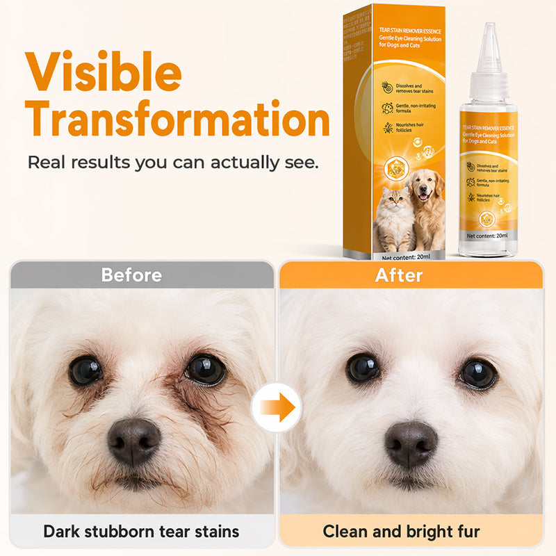 ✨ Gentle pet eye care – cleanses the skin around the eyes and provides daily grooming 👀