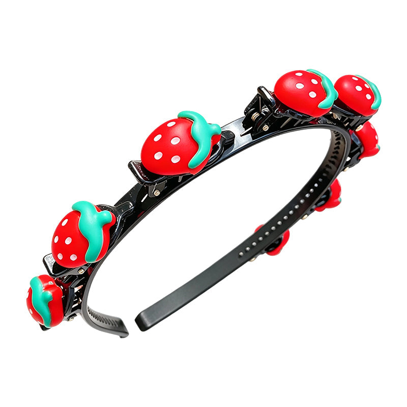 🌸 LAST DAY – Buy 2 Get 4 FREE一$5.83 EACH✨ Cartoon Braiding Headband — Integrated Mini Clips, Instant Braids for Girls