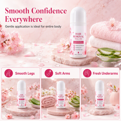 🔥LAST DAY -BUY 2 GET 2 FREE-$9.24 EACH✨Gentle Smooth Roll-On Body Hair Removal